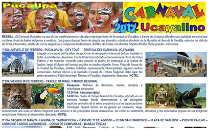 Carnavales Peruanos